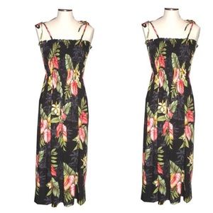Hibiscus Collection Hawaii Tubetop Tropical Dress